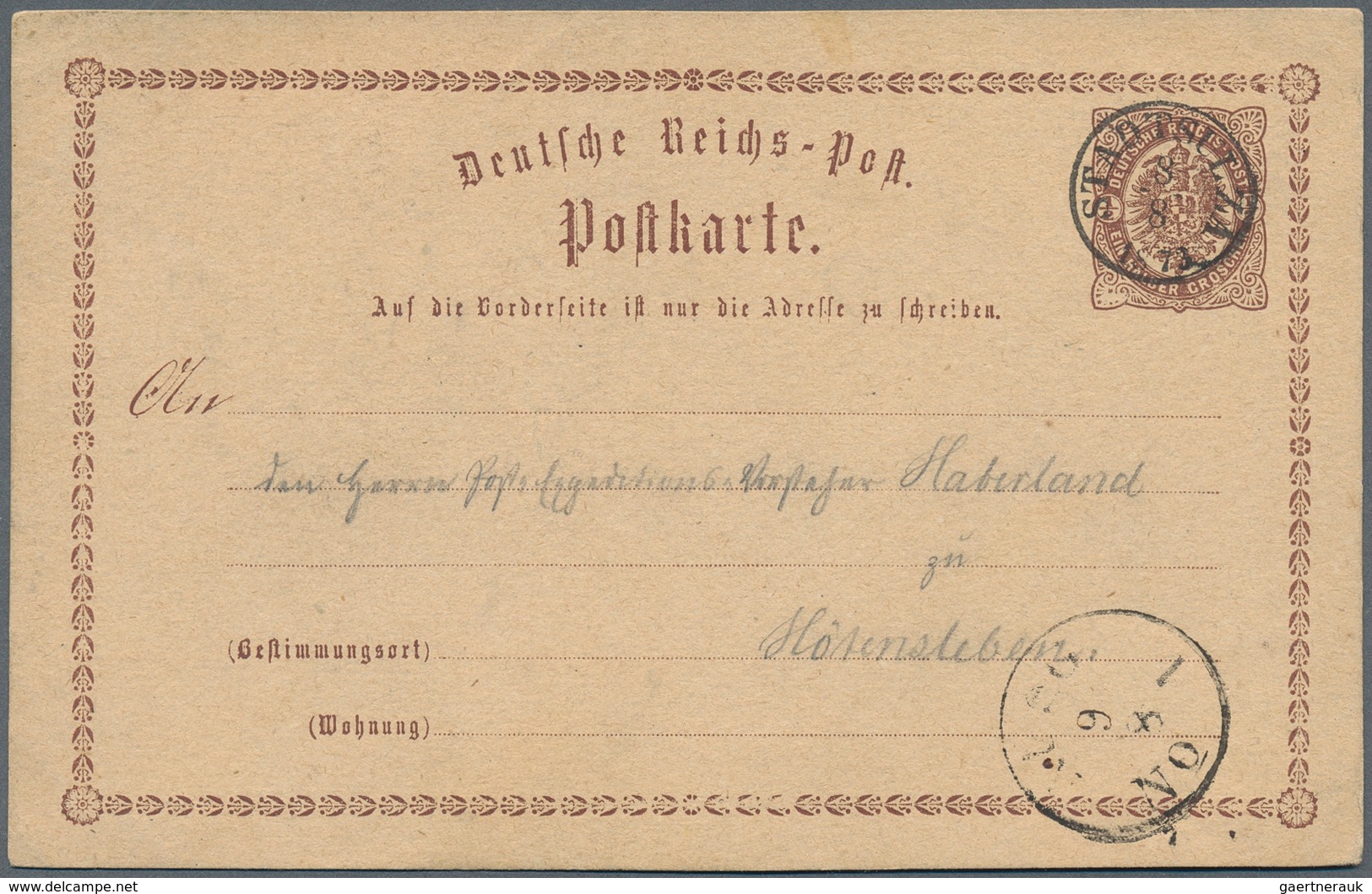 31512 Deutsches Reich - Brustschild: 1871/75, Album Mit 38 Belegen Brustschild In Groschenwährung In Unter - Ungebraucht