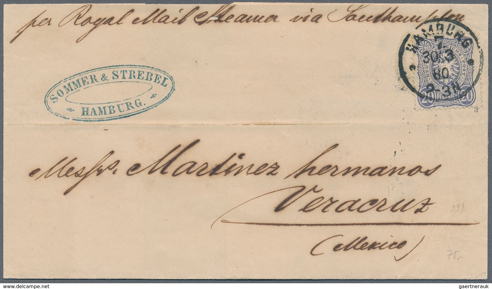 31531 Deutsches Reich - Pfennige: 1875/1890 (ca.), Gehaltvoller Posten Mit Rund 150 Belegen Der Ausgaben " - Briefe U. Dokumente