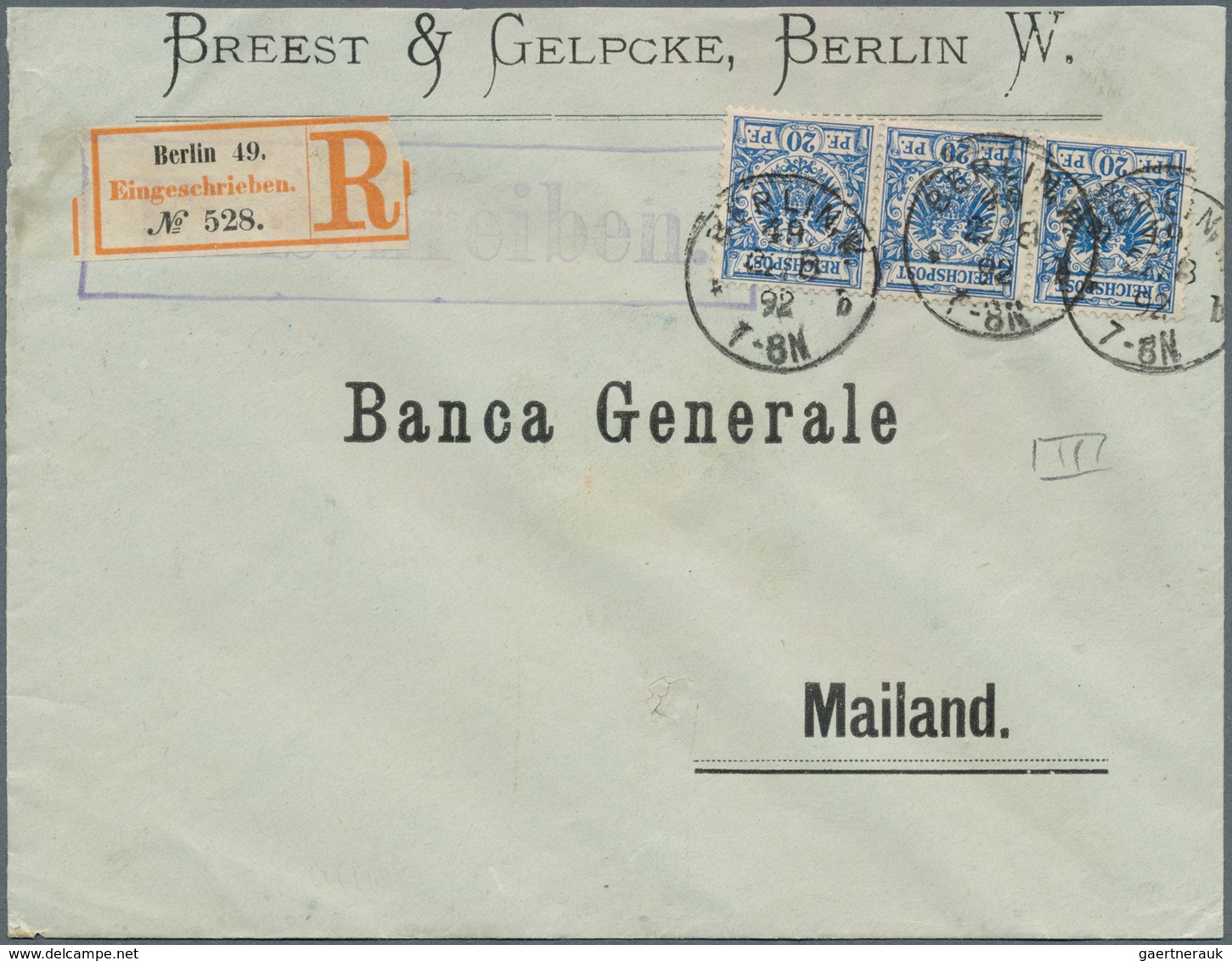31533 Deutsches Reich - Krone / Adler: 1889/1902, interessanter Posten von ca. 140 Belegen Krone/Adler mit