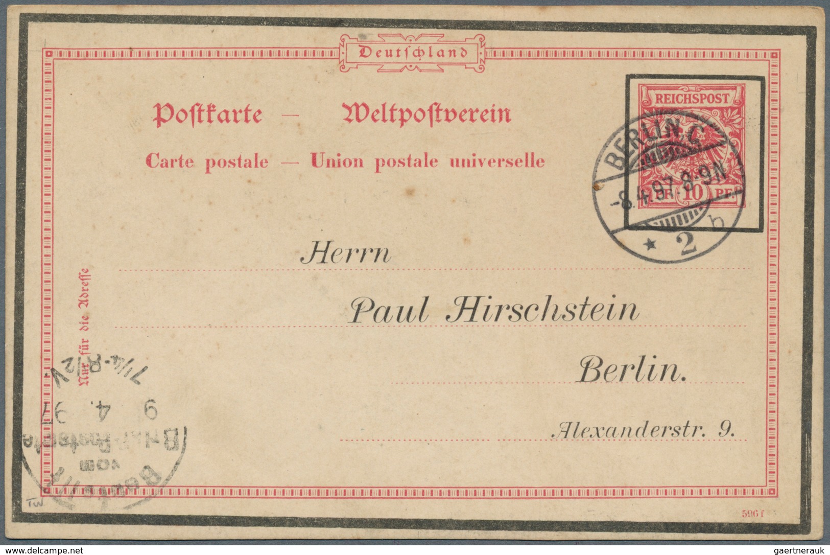 31534 Deutsches Reich - Krone / Adler: 1889/1902, Vier Bändige Sammlung Mit Ca. 340 Belegen, Dabei EF, MeF - Ongebruikt