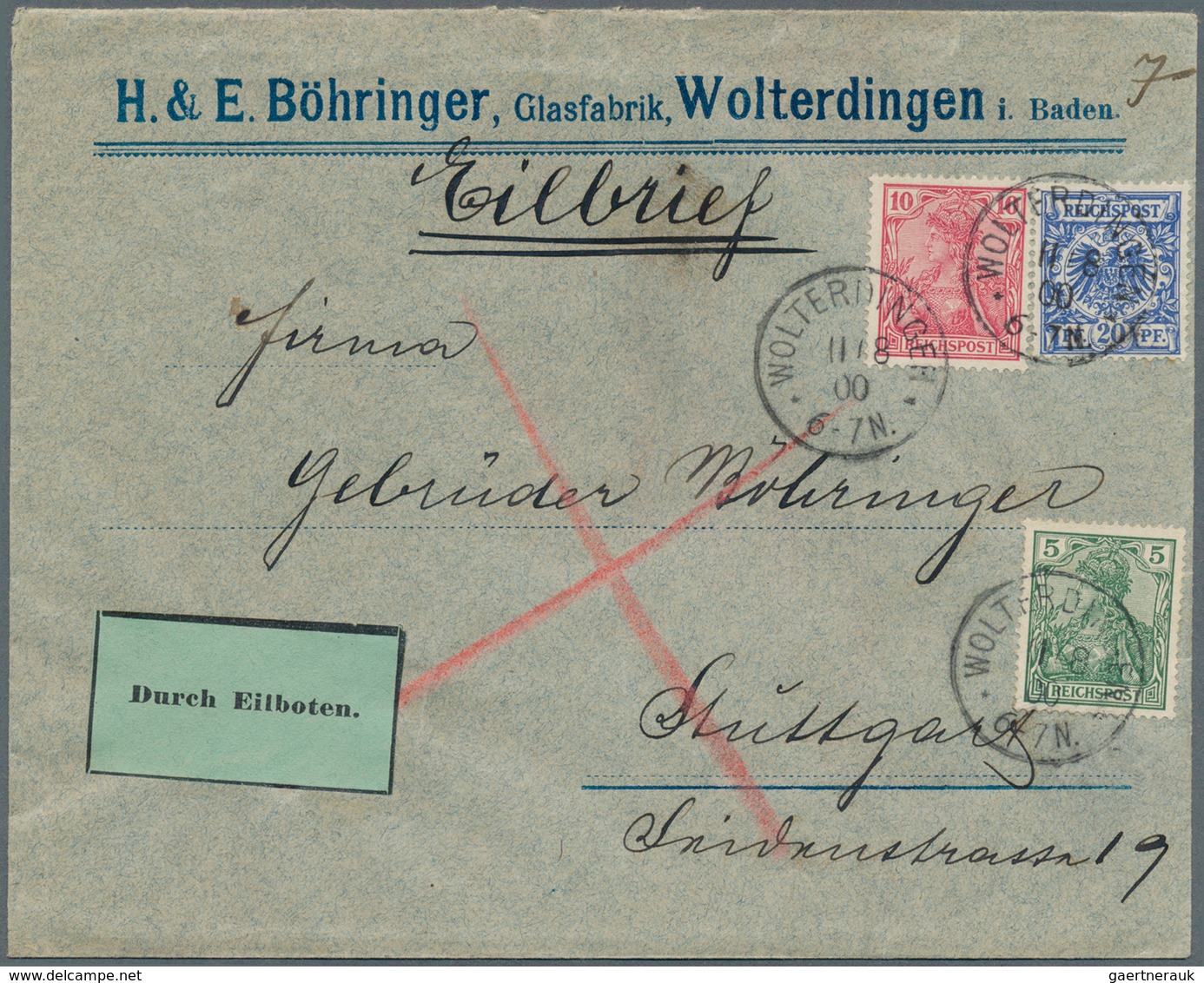 31534 Deutsches Reich - Krone / Adler: 1889/1902, Vier Bändige Sammlung Mit Ca. 340 Belegen, Dabei EF, MeF - Ongebruikt