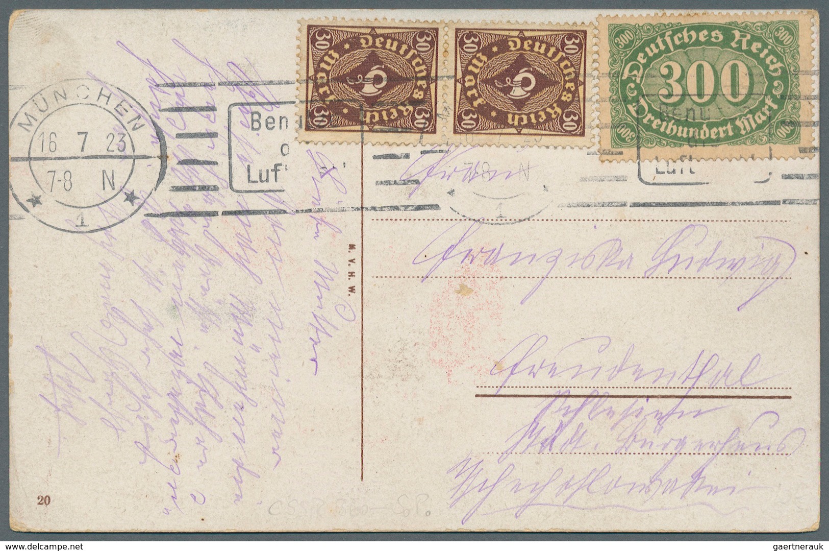 31563 Deutsches Reich - Inflation: 1920/1923, Auslandspost Tschechoslowakei, Vielseitiger Bestand Von über - Brieven En Documenten