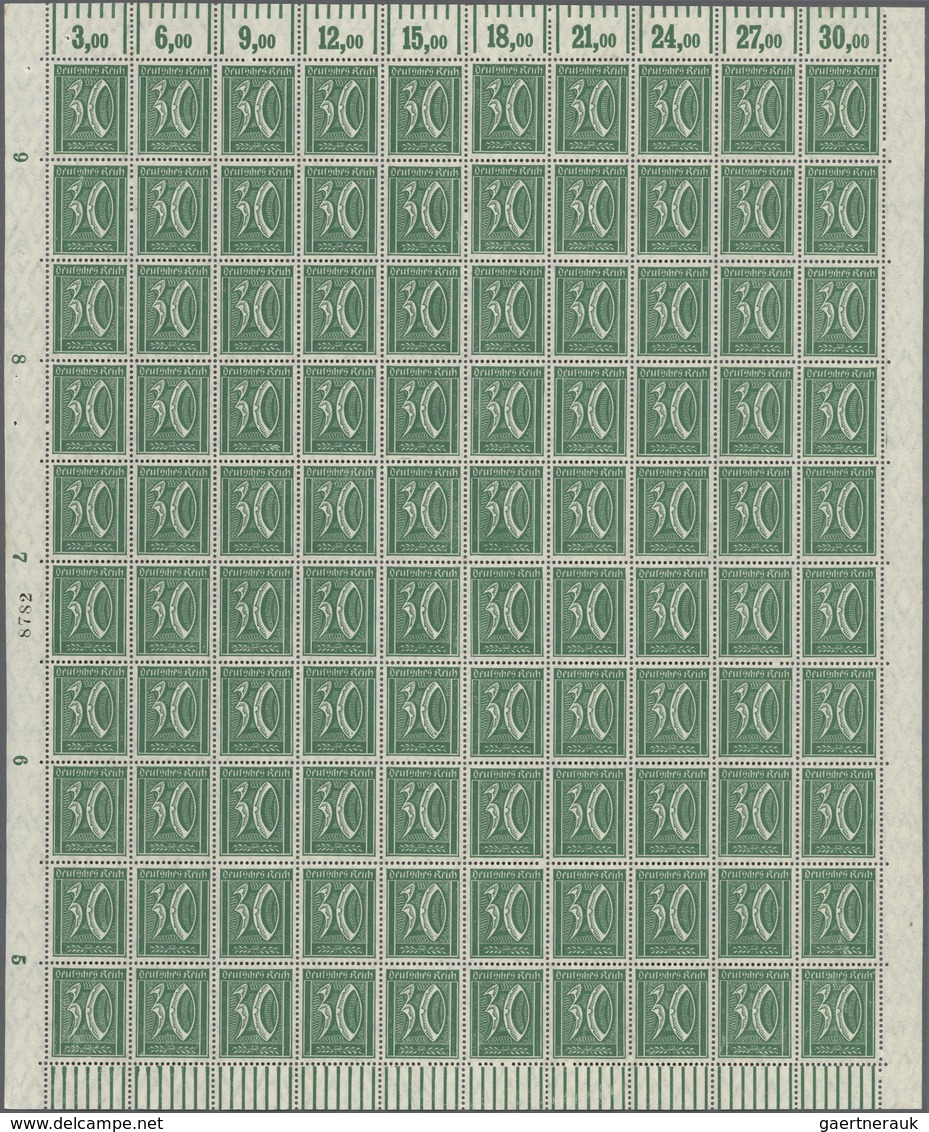 31582 Deutsches Reich - Inflation: 1922/23: Gigantischer Bestand Von überwiegend Vollständigen Originalbög - Brieven En Documenten