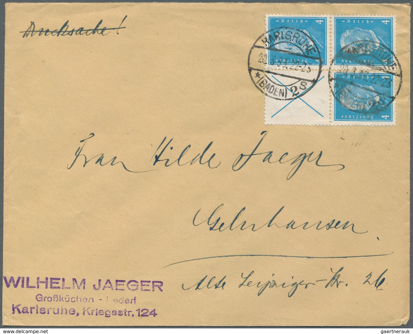 31592 Deutsches Reich - Weimar: 1924/1933, Partie von ca. 65 Briefen, Karten und gebrauchten Ganzsachen, d