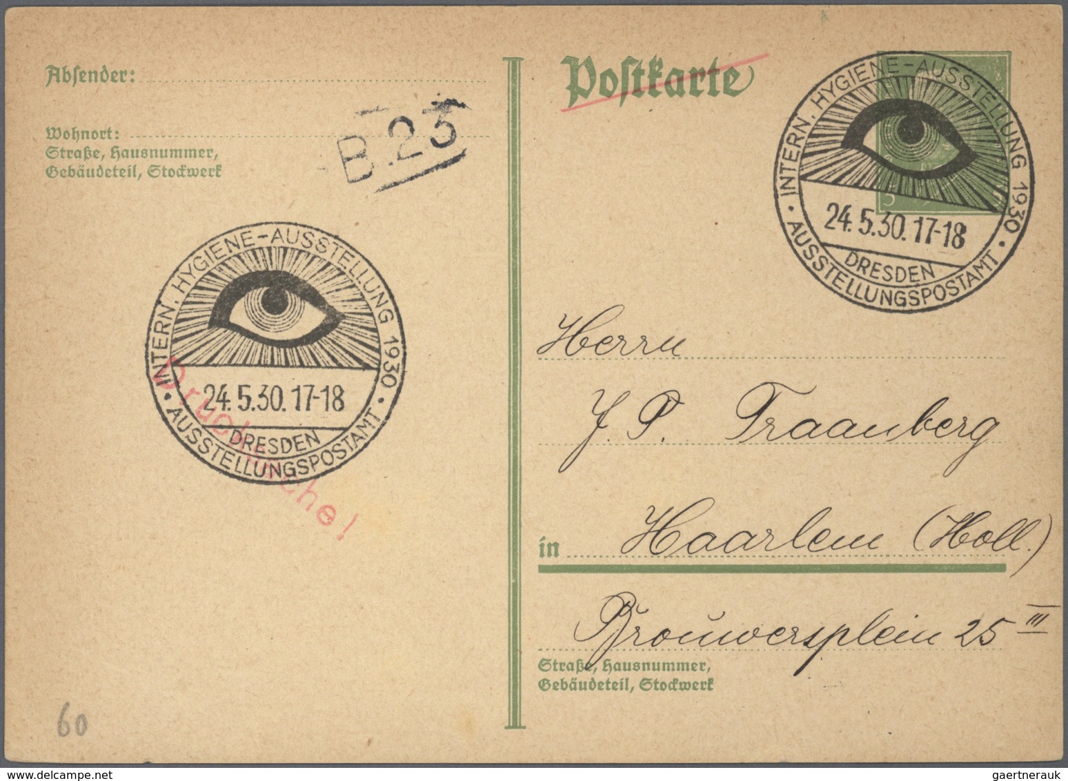 31594 Deutsches Reich - Weimar: 1925/1933, Partie Von Ca. 68 Briefen Und Karten, Dabei Verwendungsformen, - Ongebruikt