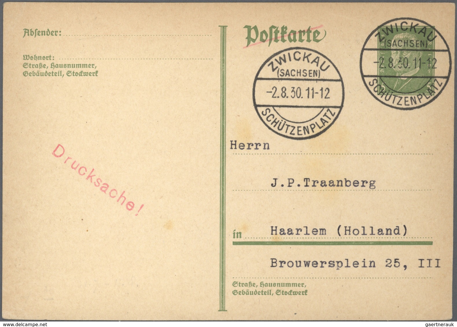 31594 Deutsches Reich - Weimar: 1925/1933, Partie Von Ca. 68 Briefen Und Karten, Dabei Verwendungsformen, - Ungebraucht