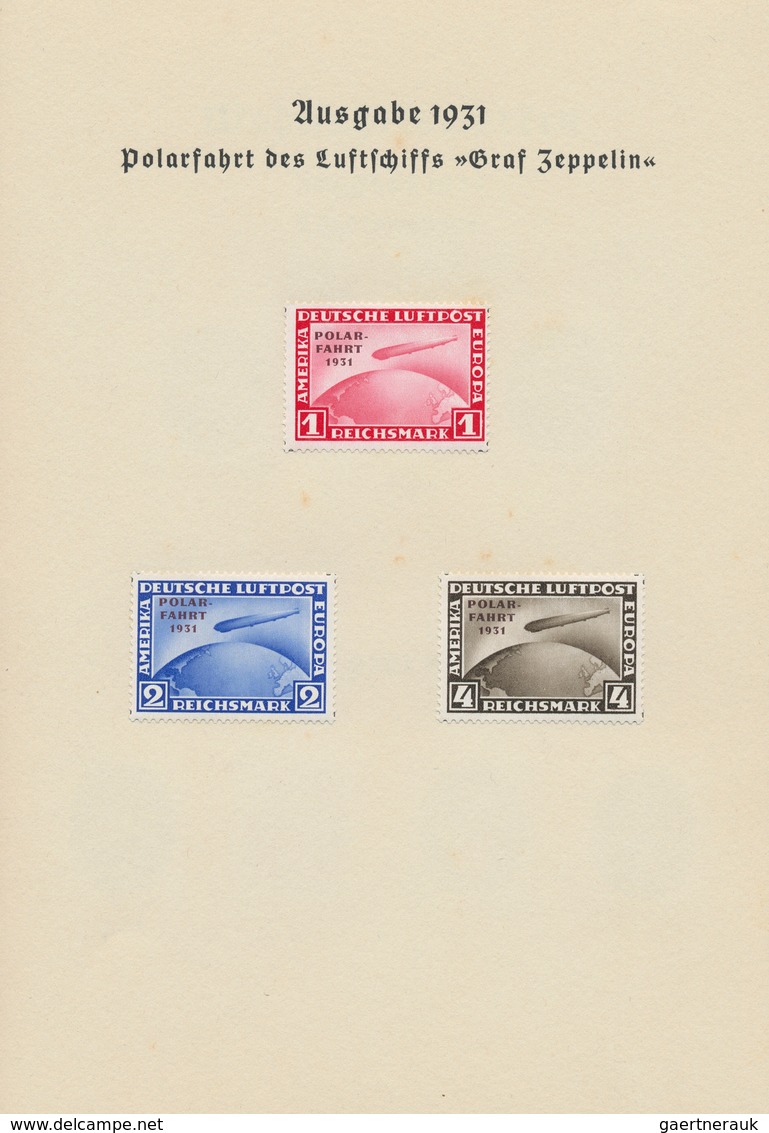 31597 Deutsches Reich - Weimar: 1932, Geschenkheft Der Deutschen Reichspost Mit Prägesiegel Und Kordel, üb - Ongebruikt