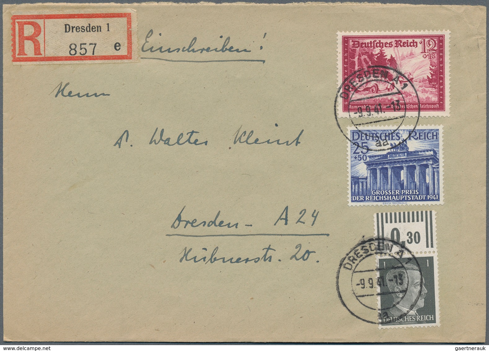 31607 Deutsches Reich - 3. Reich: 1933/1945, Brief- Und Ganzsachenposten Mit über 200 Belegen Dabei Häufig - Ungebraucht