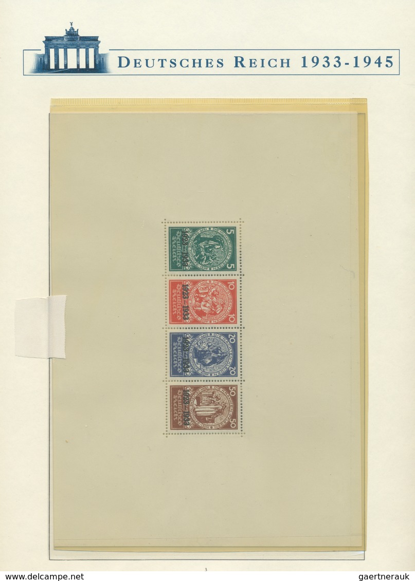 31608 Deutsches Reich - 3. Reich: 1933/1945, Die Briefmarken Des Deutschen Reiches In Einem Vordruckalbum - Ungebraucht