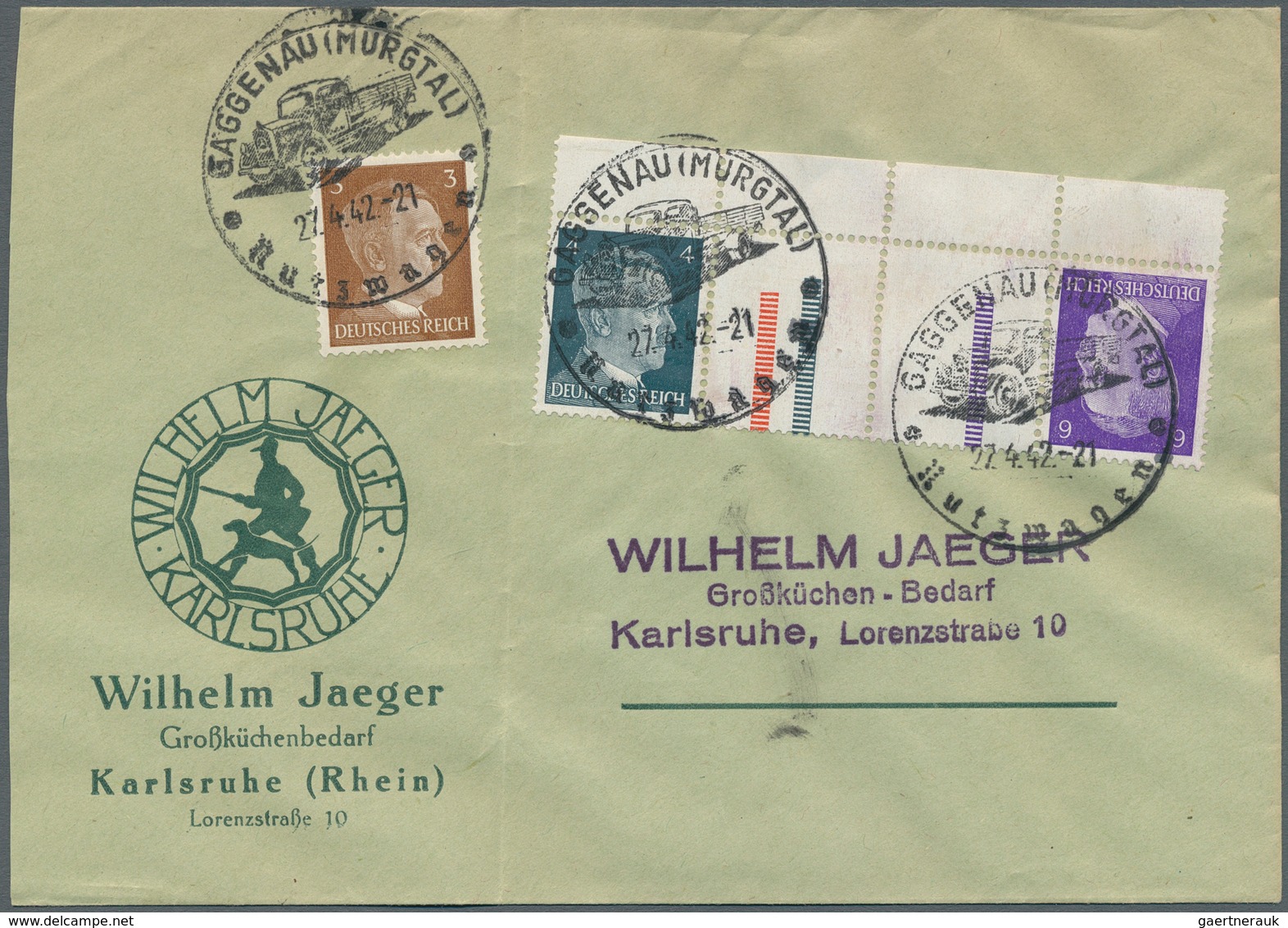 31620 Deutsches Reich - 3. Reich: 1933/1945, vielseitige Partie von ca. 250 Briefen, Karten und Ganzsachen