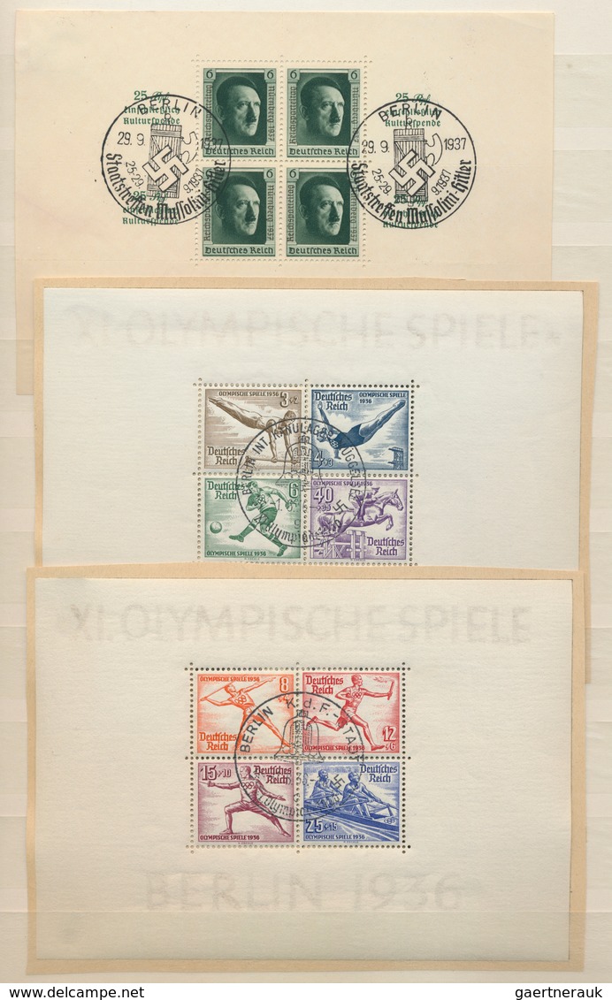 31631 Deutsches Reich - 3. Reich: 1933/1937, Zusammenstellung Mit U.a. Zwei Wagner-Serien, Einigen Blocks - Ongebruikt