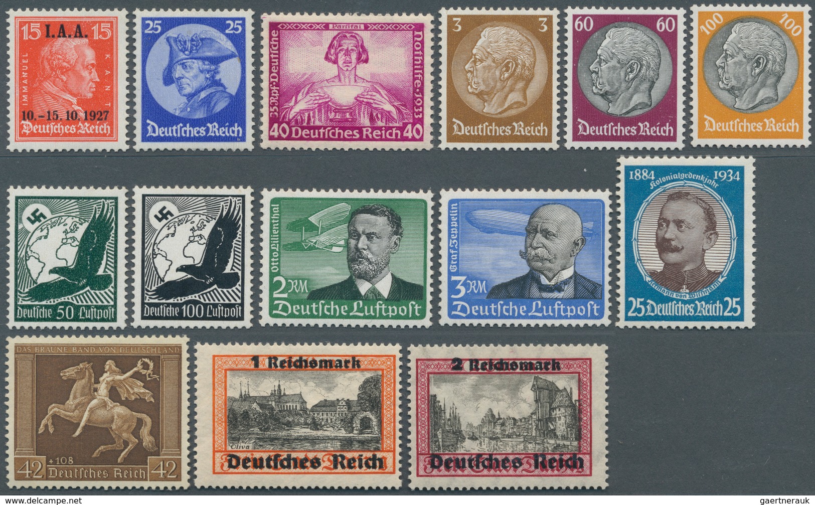 31634 Deutsches Reich - 3. Reich: 1933-45, Fast Kompl. Postfrische Bzw. Teils Ungebrauchte Sammlung (ohne - Ungebraucht
