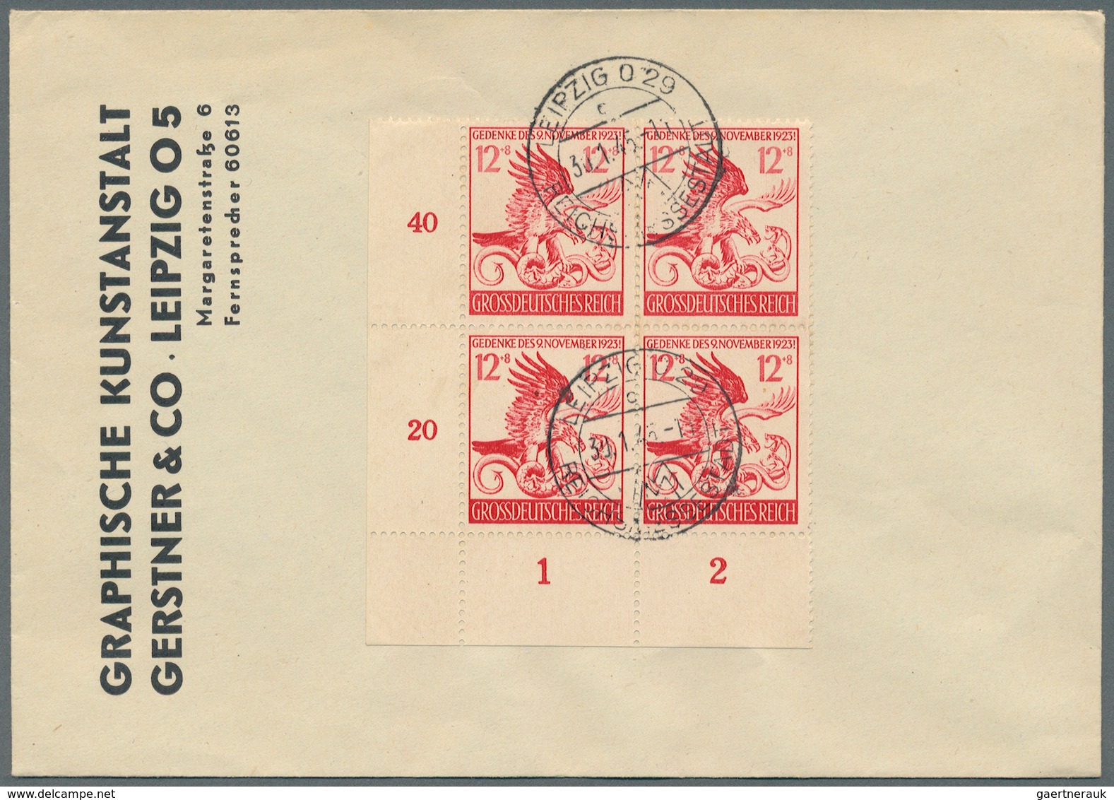 31656 Deutsches Reich - 3. Reich: 1937/1945, Saubere Partie Von Ca. 460 Philatelistischen Briefen/Karten M - Ongebruikt