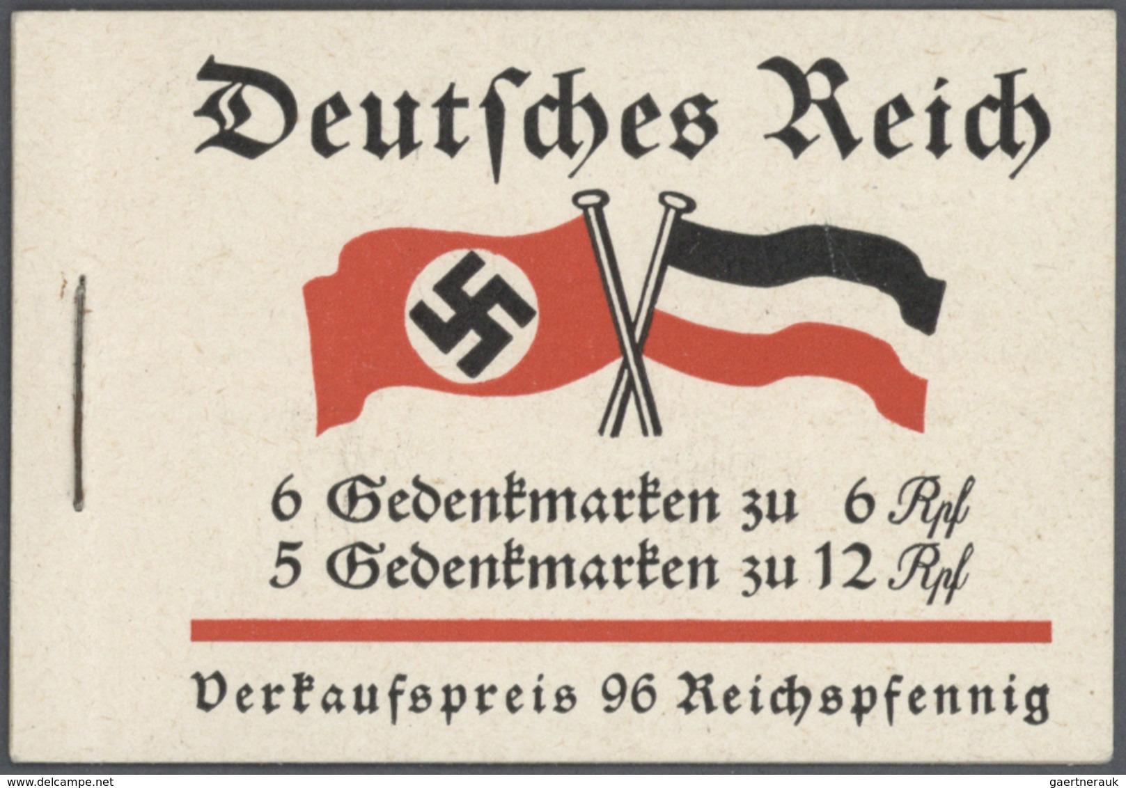 31677 Deutsches Reich - Markenheftchen: 1927/1941, Lot Von Zehn Markenheftchen Unkomplett/mit Beanstandung - Markenheftchen