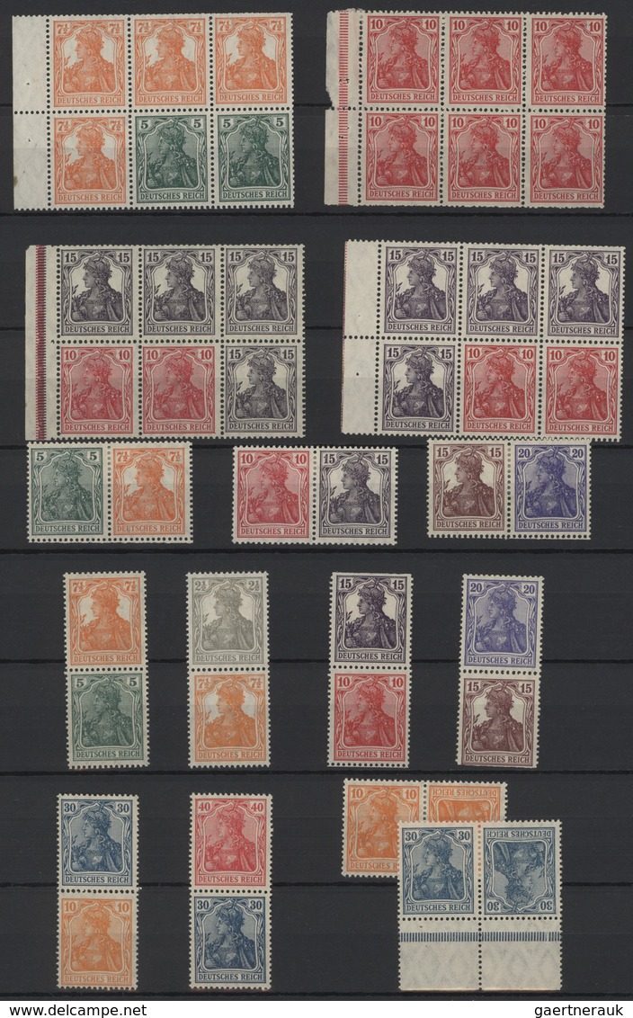 31681 Deutsches Reich - Markenheftchenblätter: 1912/1941, sauber ungebrauchte Sammlung der Heftchenblätter