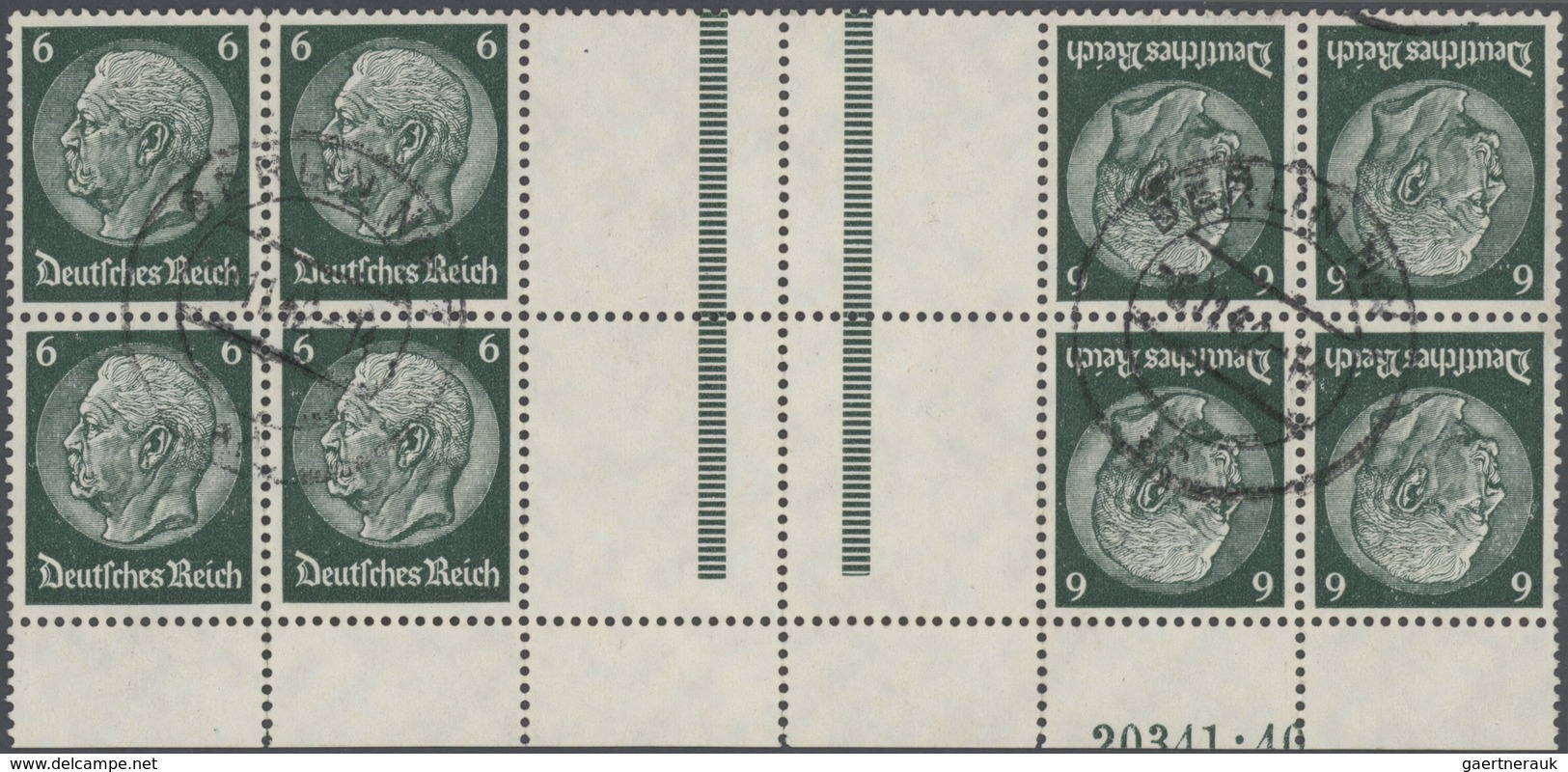 31709 Deutsches Reich - Zusammendrucke: 1934/1942, Reichhaltiger Und Vielseitiger Sammlungsposten Der Zusa - Zusammendrucke