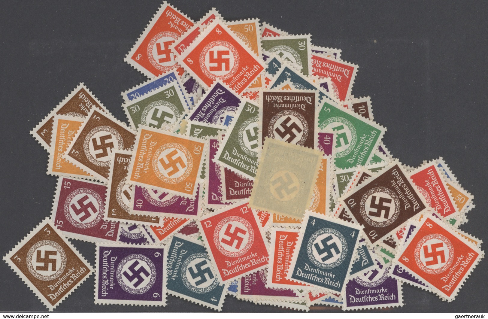 31723 Deutsches Reich - Dienstmarken: 1934/1944, reichhaltiger postfrischer Lagerposten der Behörden- und