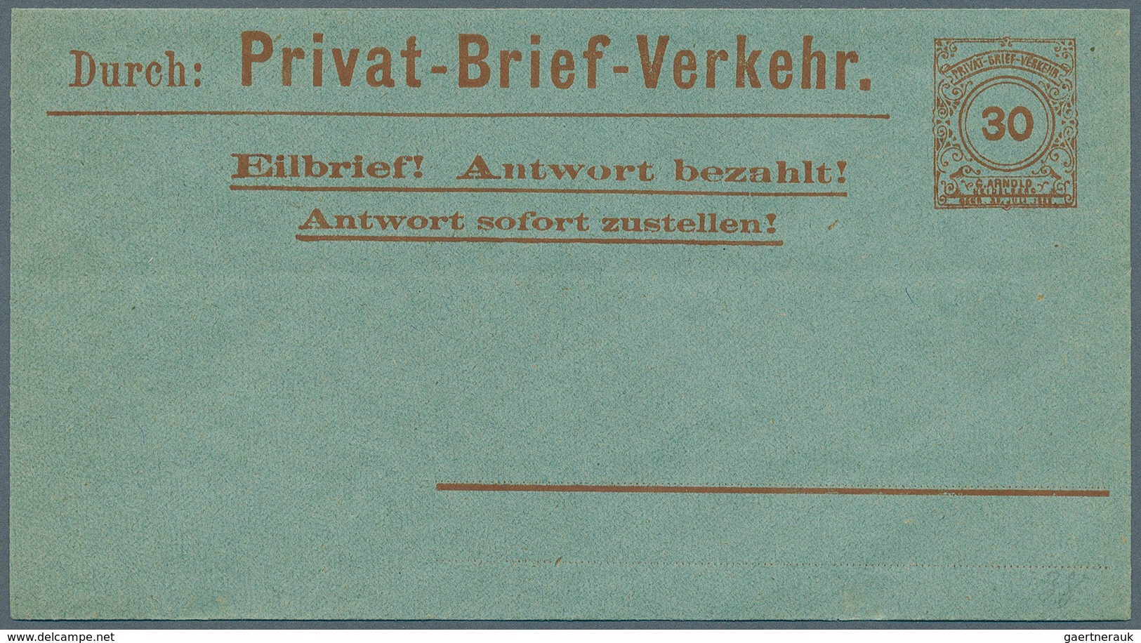 31746 Deutsches Reich - Privatpost (Stadtpost): HEIDELBERG+NEUENHEIM: Partie Von Ca. 100 Ganzsachen In äuß - Privatpost