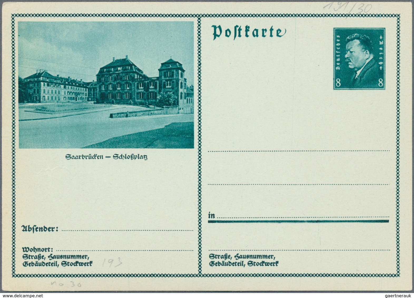 31753 Deutsches Reich - Ganzsachen: 1872/1941, vielseitige Sammlung von ca. 245 Ganzsachen, ungebraucht un