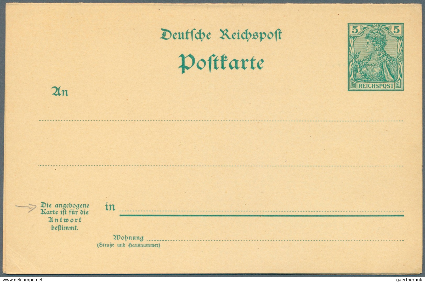 31754 Deutsches Reich - Ganzsachen: 1872/1922. Interessante Sammlung Von 72 Stücken, Meist Postkarten, Ink - Andere & Zonder Classificatie