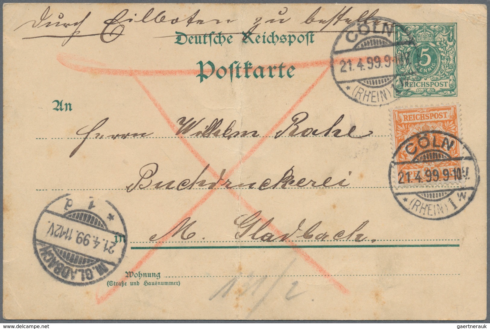 31757 Deutsches Reich - Ganzsachen: 1873/1945, vielseitiger Bestand von nach Angaben ca. 1.500 Ganzsachenk