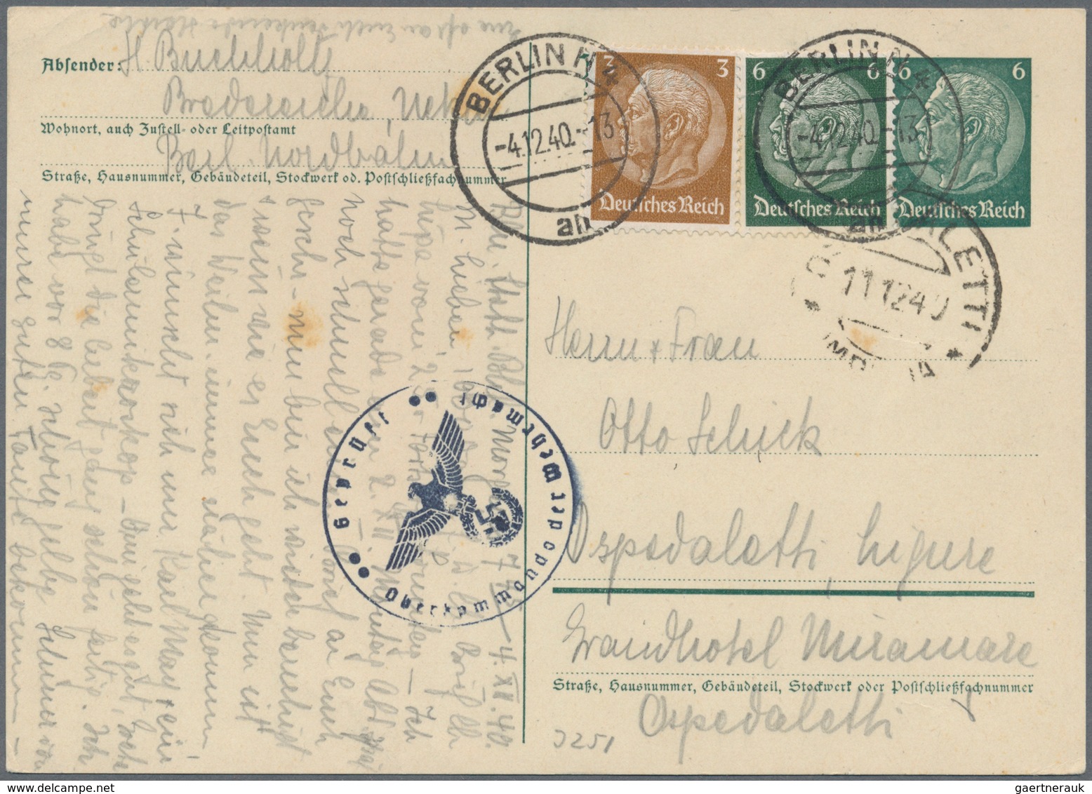 31757 Deutsches Reich - Ganzsachen: 1873/1945, vielseitiger Bestand von nach Angaben ca. 1.500 Ganzsachenk