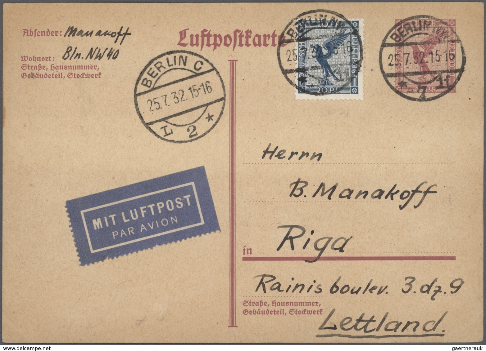 31760 Deutsches Reich - Ganzsachen: 1875/1932, umfangreiche, ungebrauchte und gebrauchte Ganzsachenkarten-