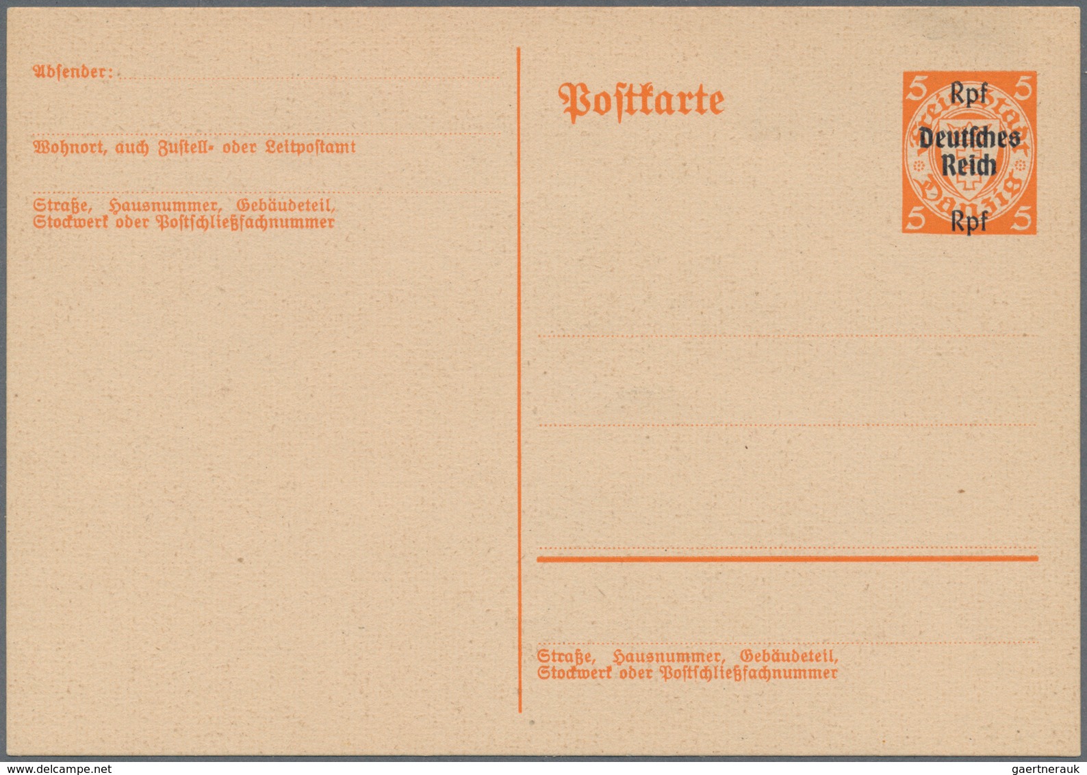 31768 Deutsches Reich - Ganzsachen: 1900/1944, Vielseitiger Bestand Von Ca. 475 Ganzsachenkarten Ex P43/P3 - Andere & Zonder Classificatie