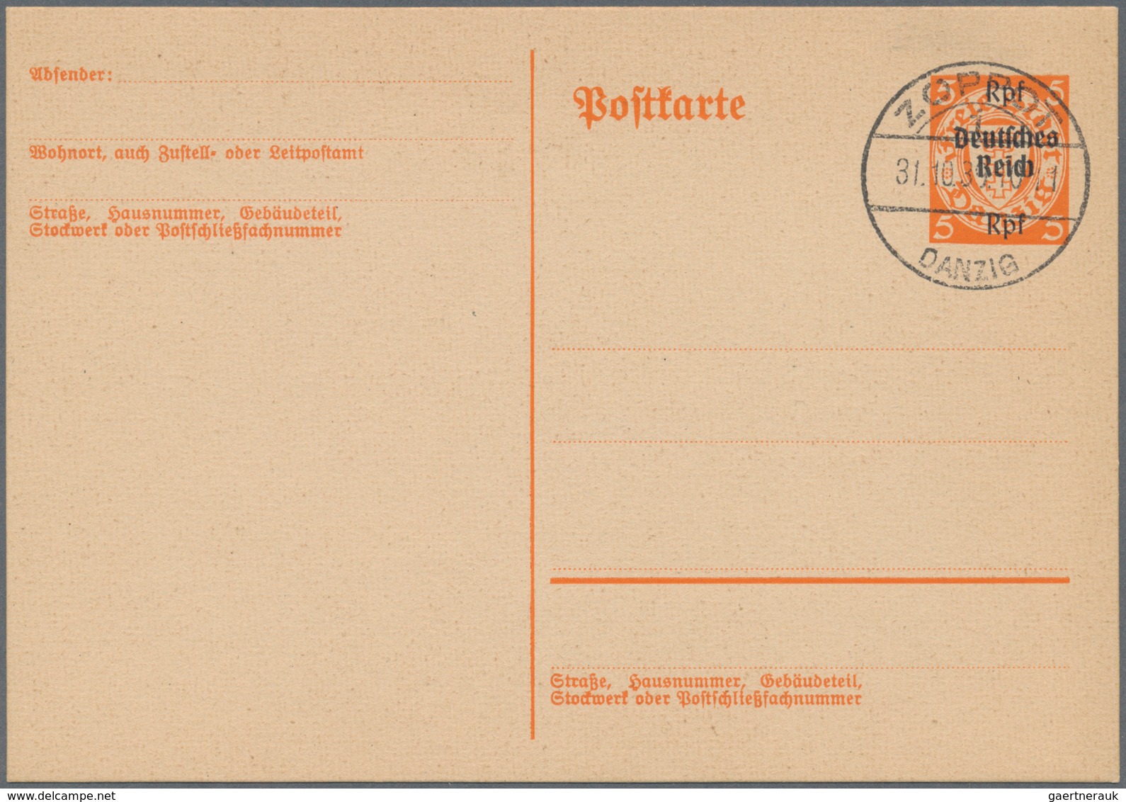 31768 Deutsches Reich - Ganzsachen: 1900/1944, Vielseitiger Bestand Von Ca. 475 Ganzsachenkarten Ex P43/P3 - Andere & Zonder Classificatie