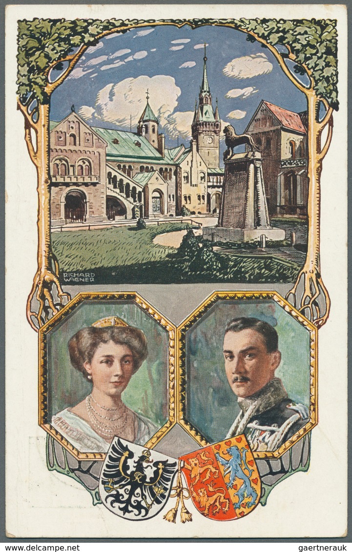 31769 Deutsches Reich - Ganzsachen: 1900/1922 (ca.), Saubere Sammlung Von 40 Germania-Privatganzsachen Geb - Andere & Zonder Classificatie
