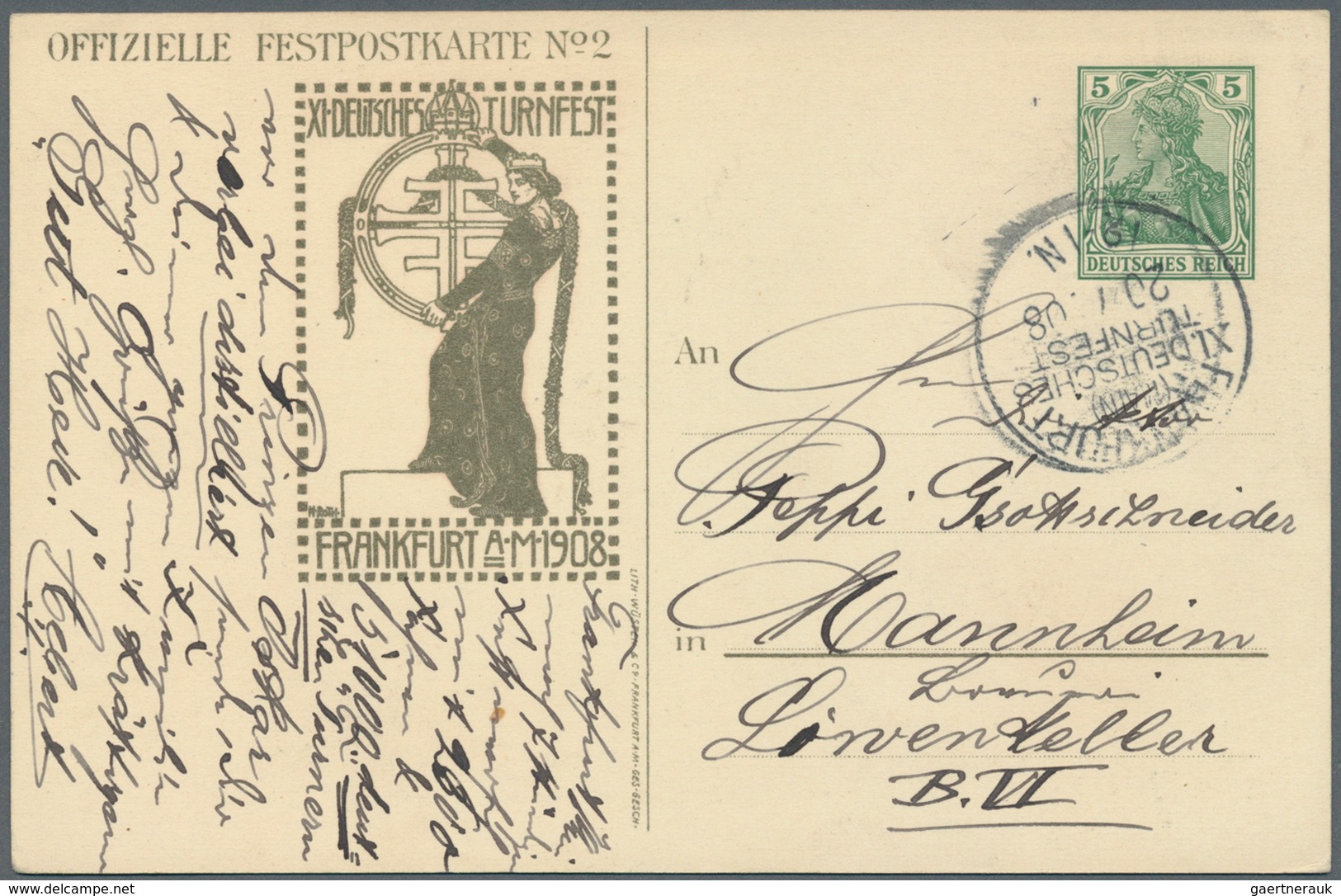 31776 Deutsches Reich - Ganzsachen: 1920/1944 (ca.), Posten Mit über 150 Gelaufenen Postkarten Deutsches R - Andere & Zonder Classificatie