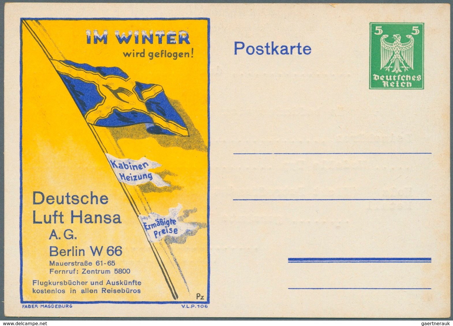 31778 Deutsches Reich - Ganzsachen: 1921/1925, Posten von 572 Privat-Postkarten aus PP 50 bis PP 81, ungeb