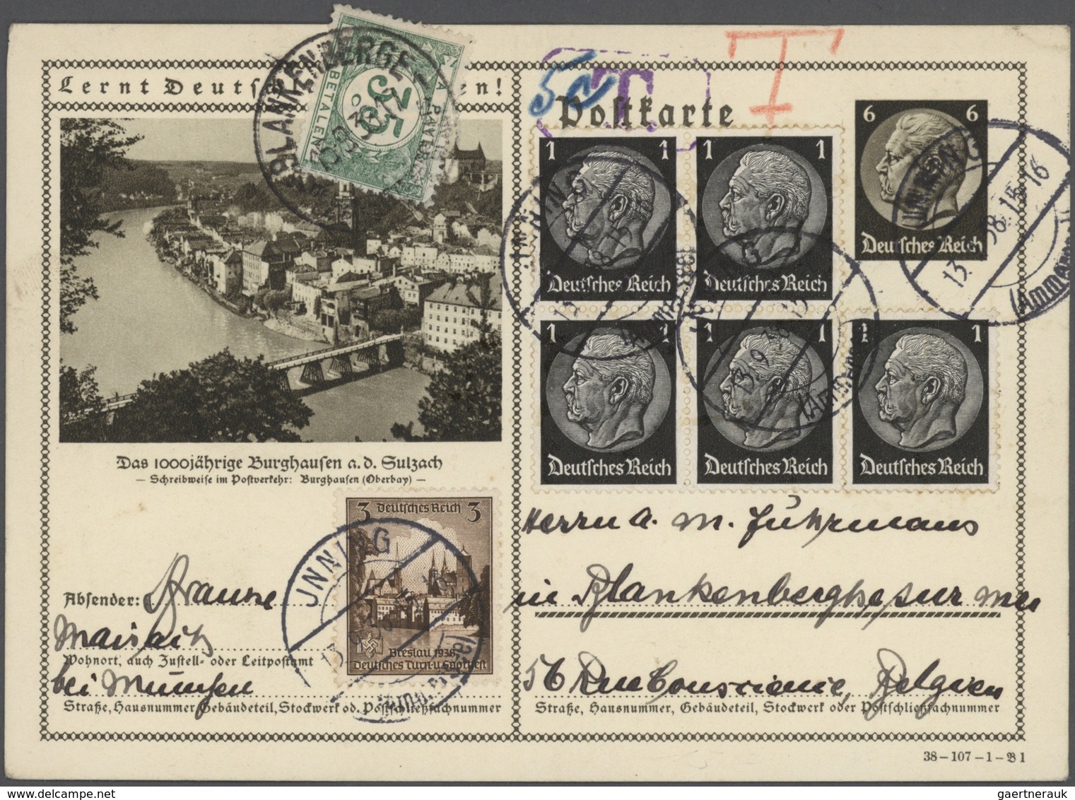 31781 Deutsches Reich - Ganzsachen: 1933/1944, hochwertige Spezialsammlung mit 75 Ganzsachenkarten des III