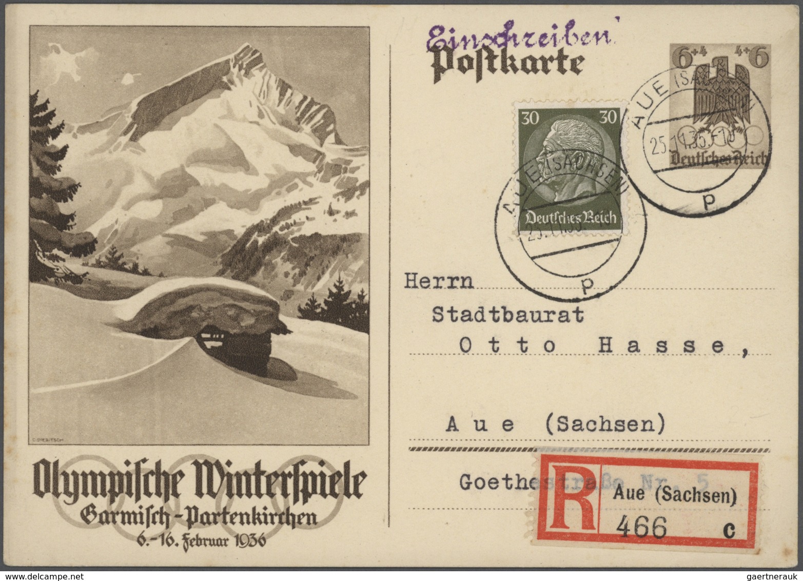 31781 Deutsches Reich - Ganzsachen: 1933/1944, hochwertige Spezialsammlung mit 75 Ganzsachenkarten des III