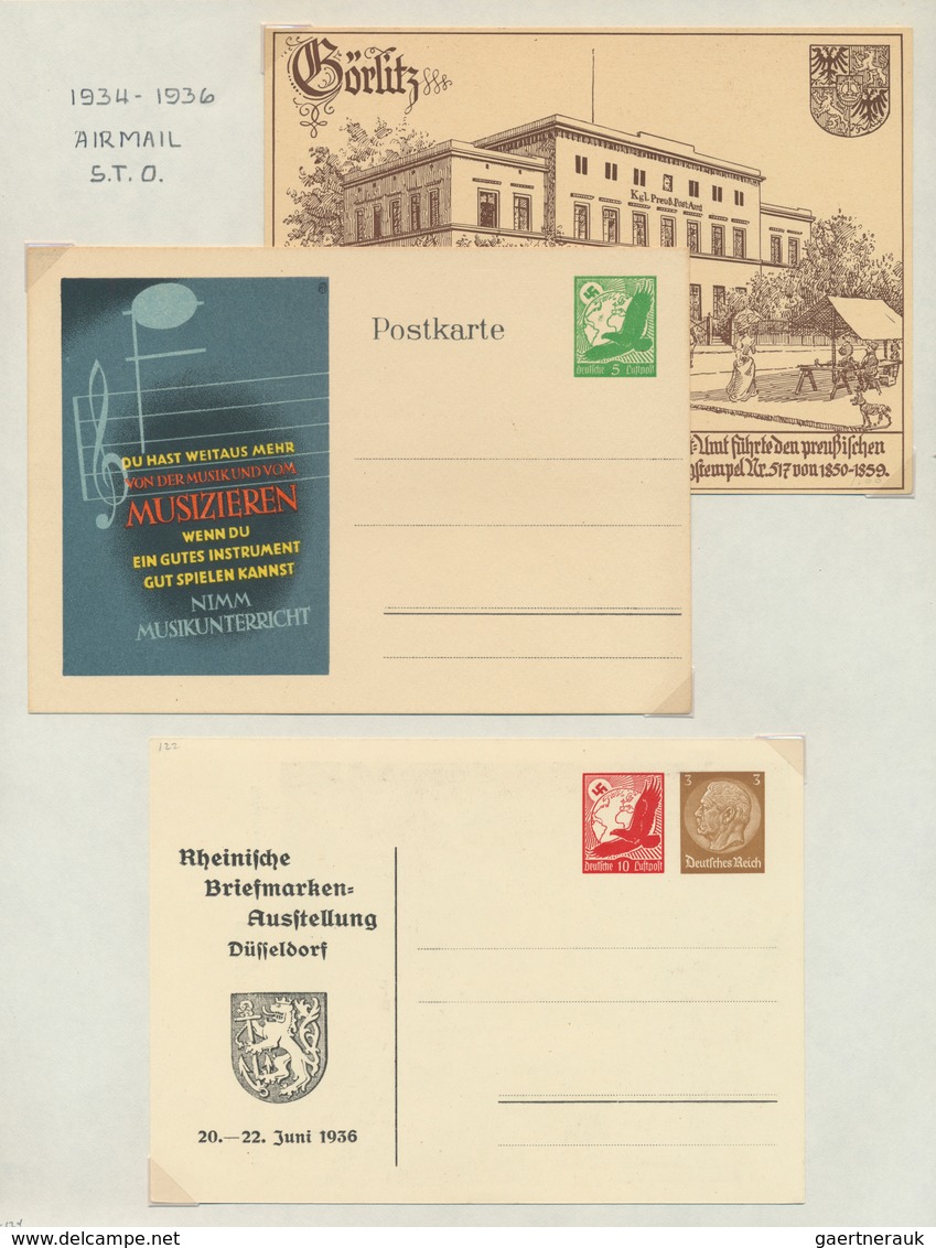 31782 Deutsches Reich - Ganzsachen: 1933/1944, Saubere Sammlung Mit Ca.210 Meist Ungebrauchten Ganzsachen - Andere & Zonder Classificatie