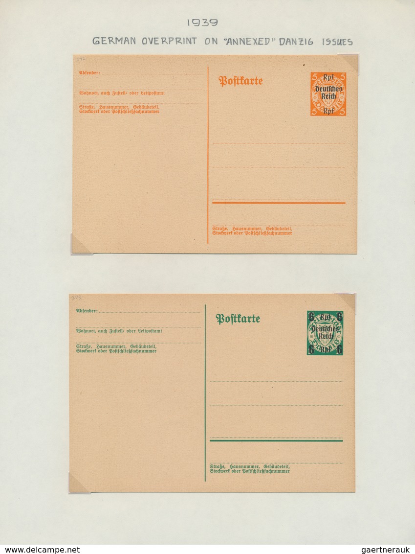 31782 Deutsches Reich - Ganzsachen: 1933/1944, Saubere Sammlung Mit Ca.210 Meist Ungebrauchten Ganzsachen - Andere & Zonder Classificatie
