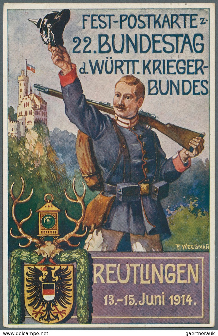 31788 Deutsches Reich - Privatganzsachen: 1886/1914 ca., PRIVATGANZSACHEN, umfangreiche Sammlung mit ca. 2