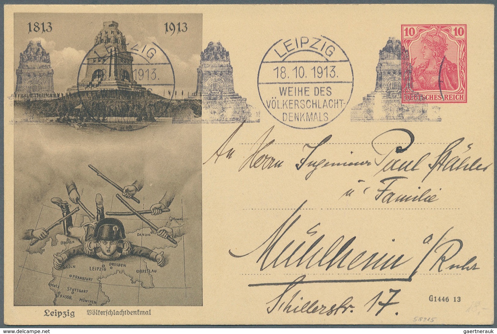 31788 Deutsches Reich - Privatganzsachen: 1886/1914 ca., PRIVATGANZSACHEN, umfangreiche Sammlung mit ca. 2