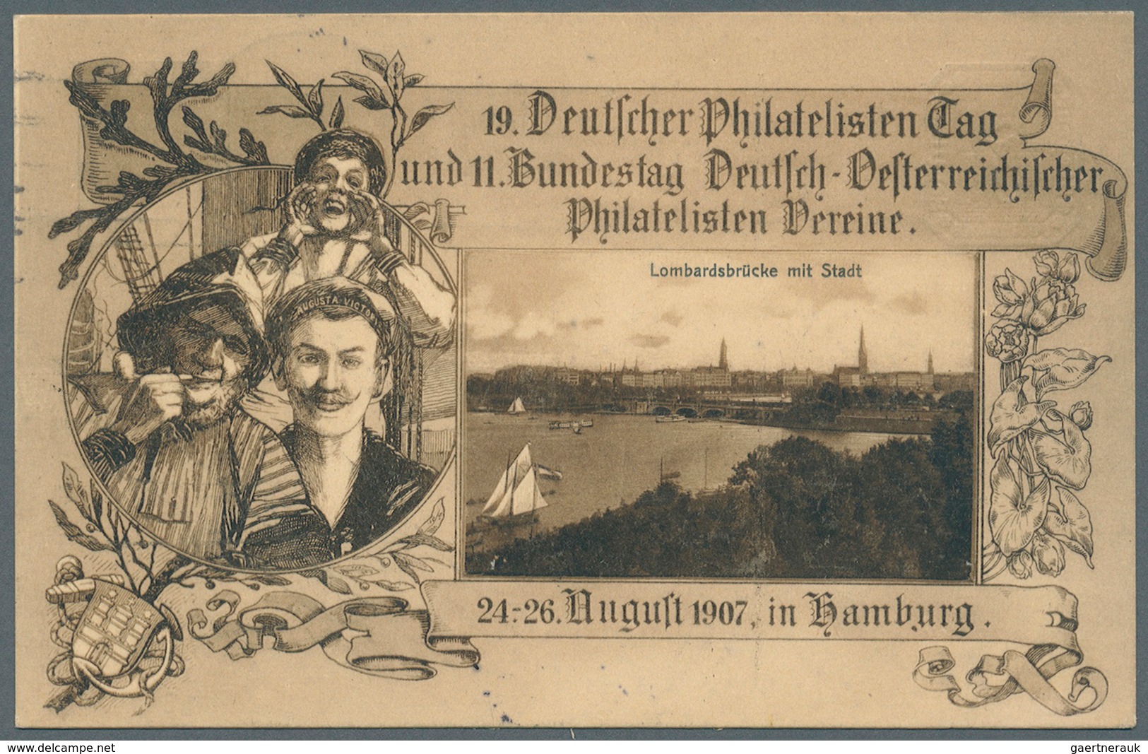 31793 Deutsches Reich - Privatganzsachen: 1907, Lot von 23 Privat-Postkarten 5 Pf Germania "19. Dt. Philat