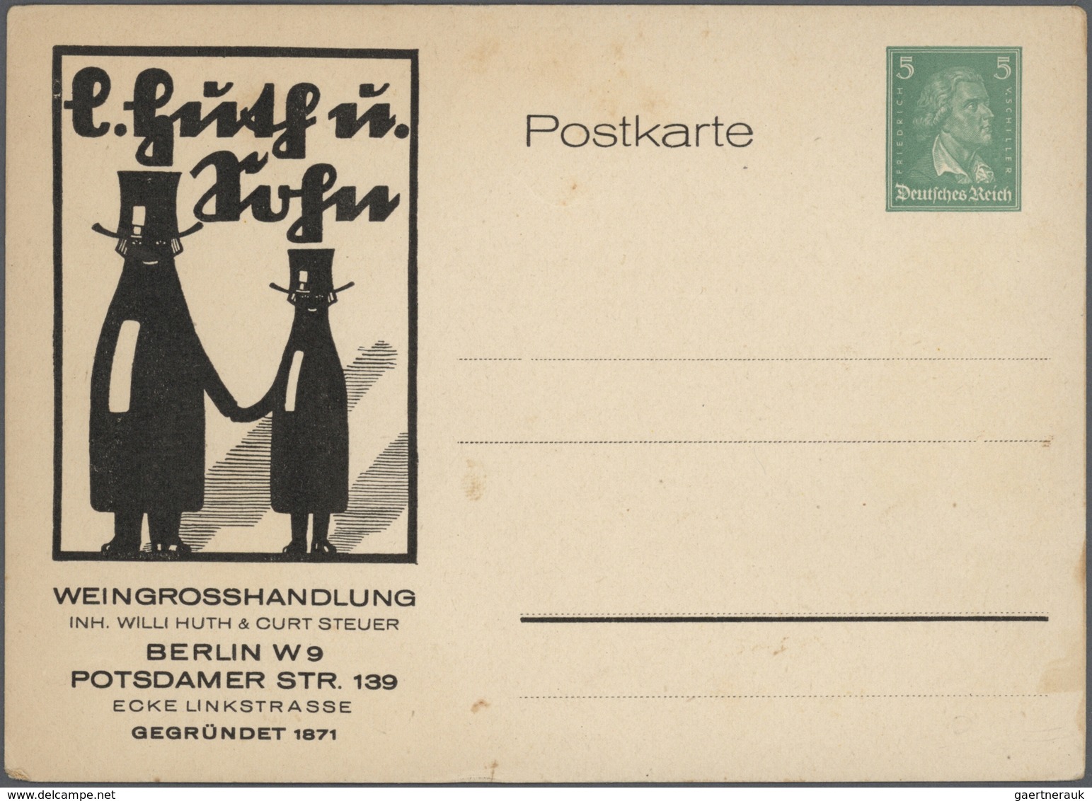 31794 Deutsches Reich - Privatganzsachen: 1910/1932, Umfangreiche Sammlung "Privatganzsachenkarten" Mit Ca - Sonstige & Ohne Zuordnung