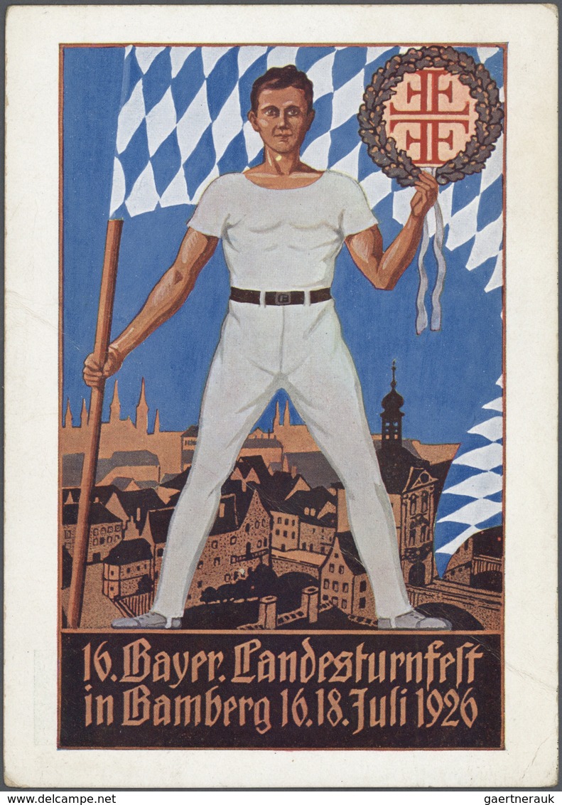 31794 Deutsches Reich - Privatganzsachen: 1910/1932, umfangreiche Sammlung "Privatganzsachenkarten" mit ca