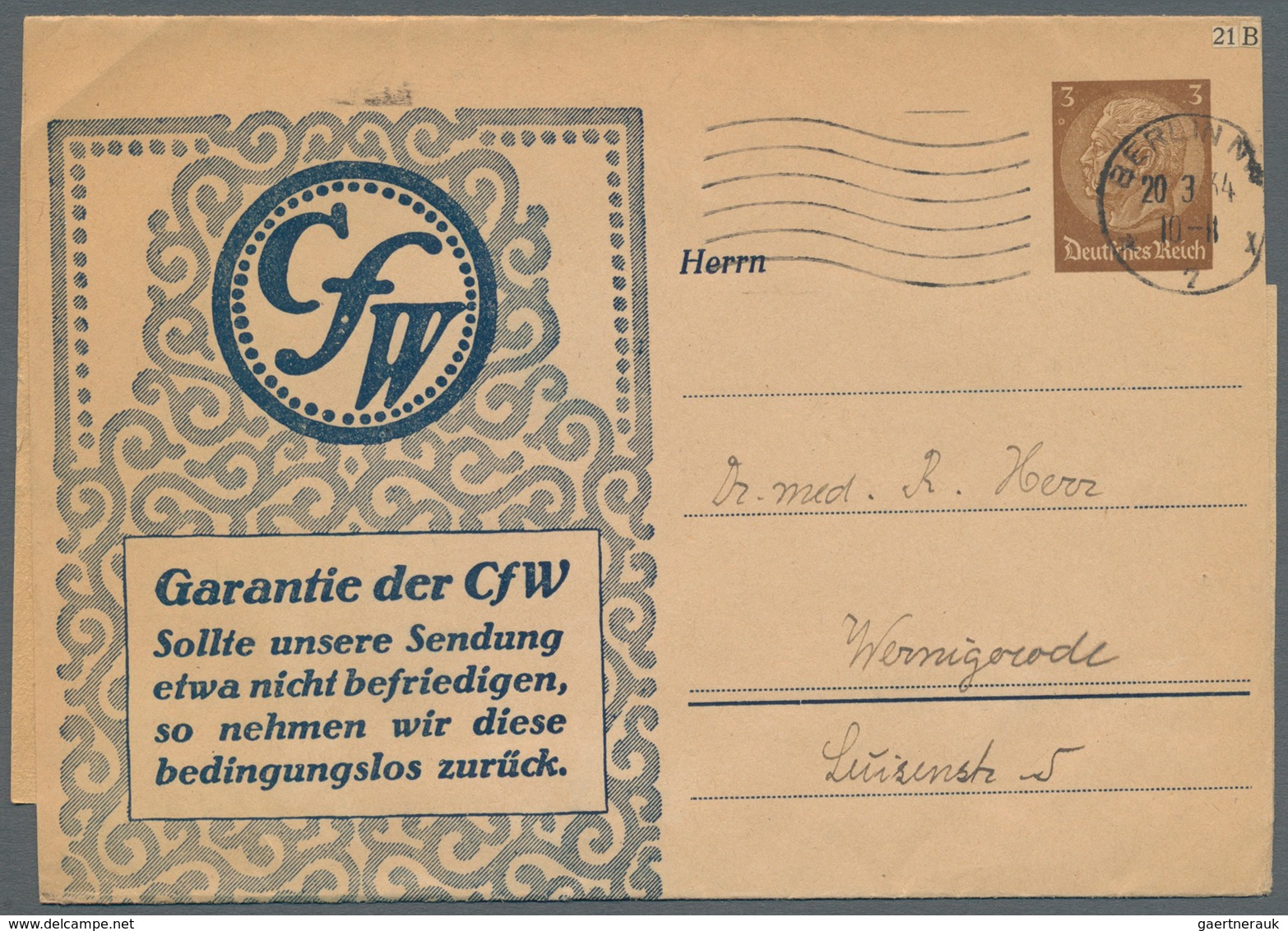 31796 Deutsches Reich - Privatganzsachen: 1933/1944, Interessanter Sammlungsposten Mit Ca. 85 Ungebrauchte - Andere & Zonder Classificatie