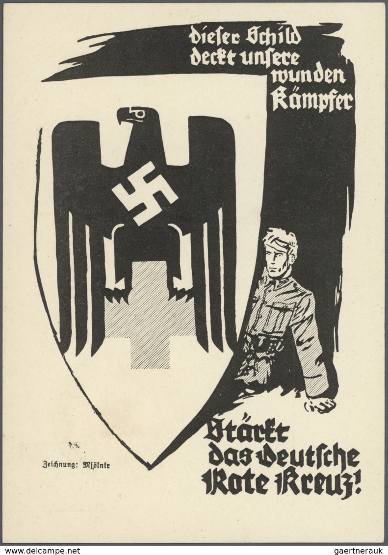 31797 Deutsches Reich - Privatganzsachen: 1933/1942, sehr umfangreiche, ungebrauchte und gebrauchte (bzw.