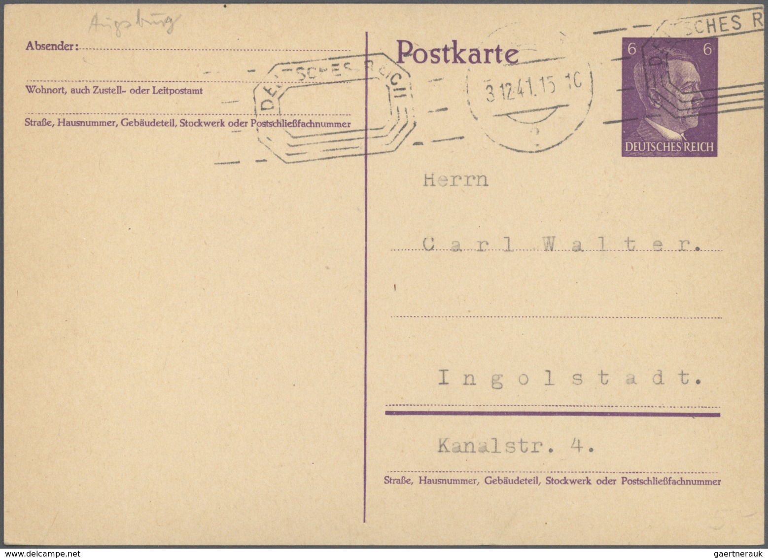 31798 Deutsches Reich - Stempel: 1900/1945 (ca.), einige hundert Briefe und Karten mit Maschinenstempel, m