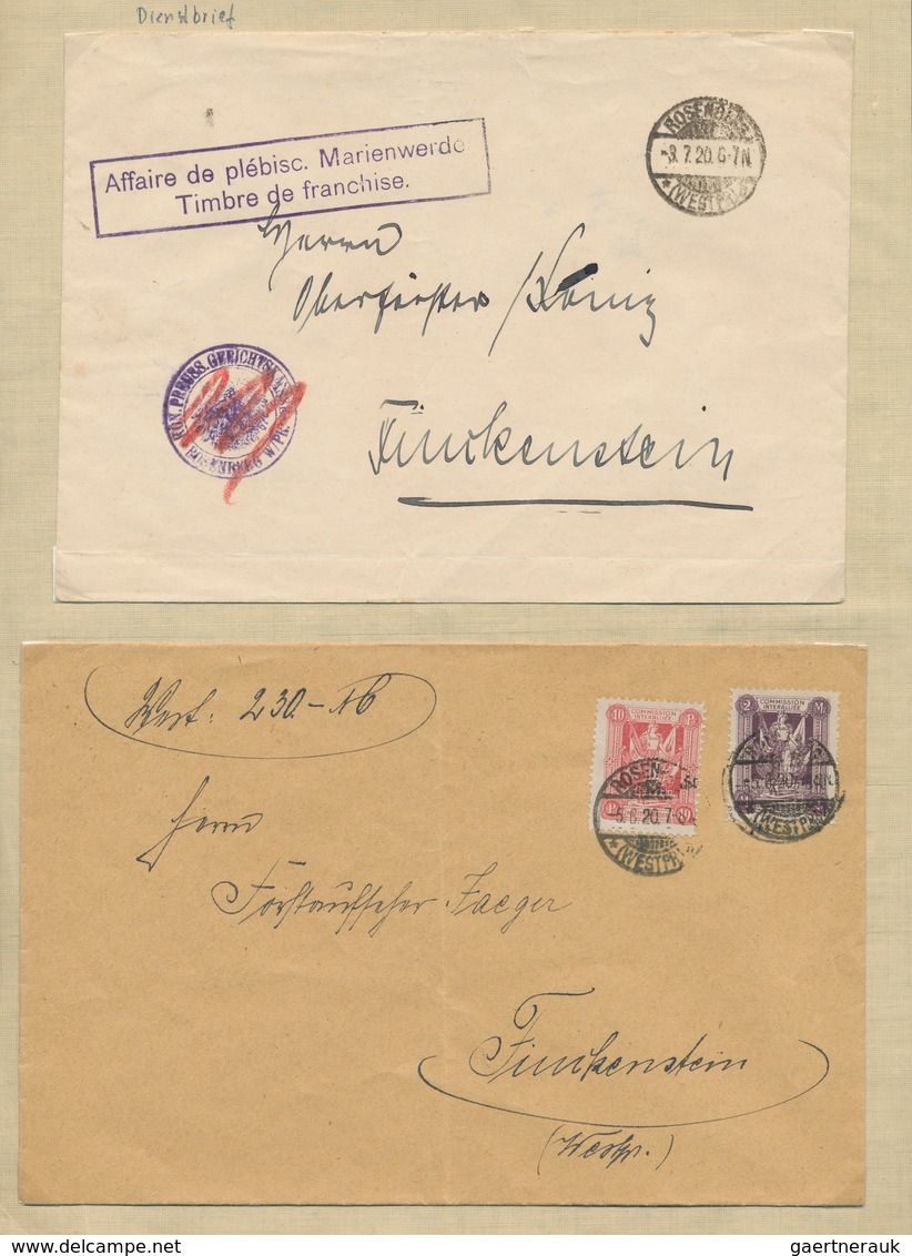 31813 Deutsches Reich - Nebengebiete: 1884/1955, umfassende Sammlung auf selbstgestalteten Albenblättern i