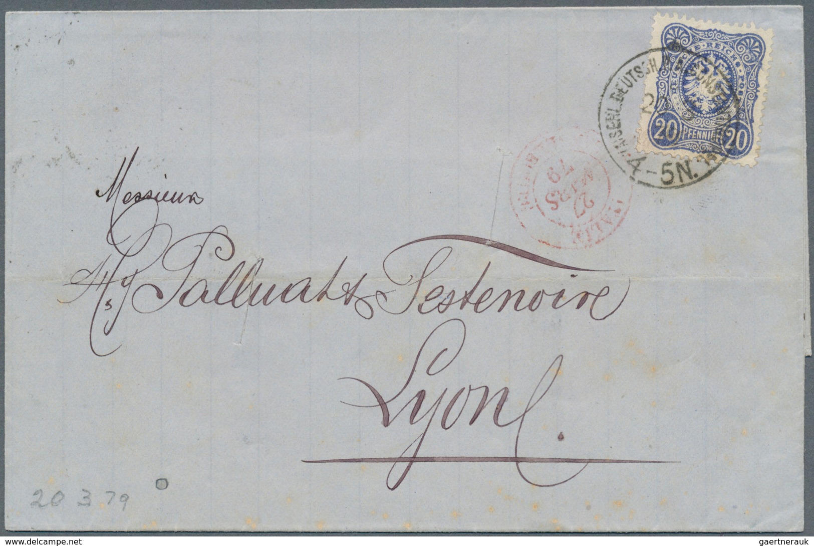 31839 Deutsche Post In Der Türkei - Vorläufer: 1872/1898, Vorläufer-Zusammenstellung Mit Mi.Nr.: V 18, V 2 - Turkse Rijk (kantoren)