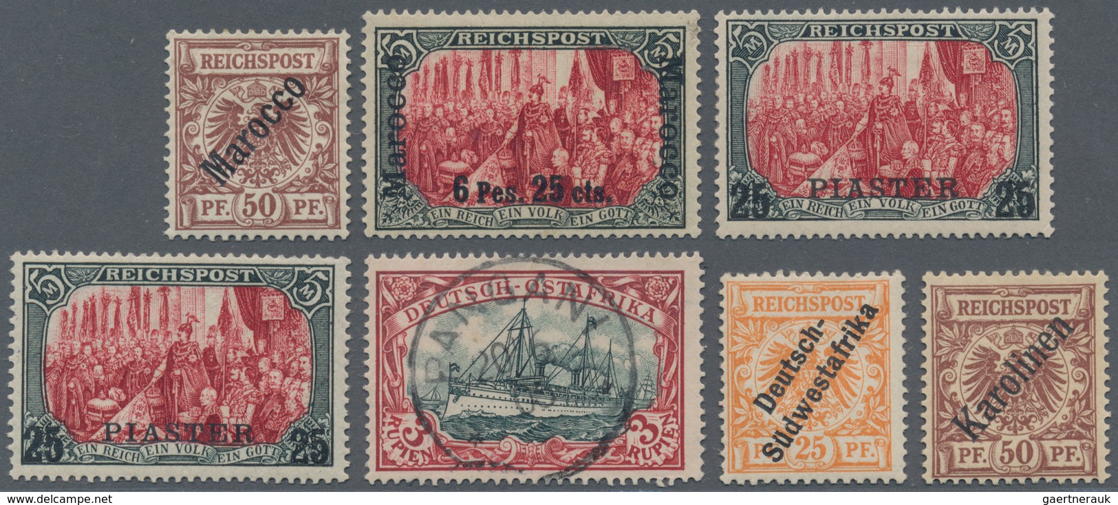 31862 Deutsche Kolonien - Kiautschou: 1894/1919, Meist Ungebrauchte Und Gestempelte Sammlung China Bis Tog - Kiaochow