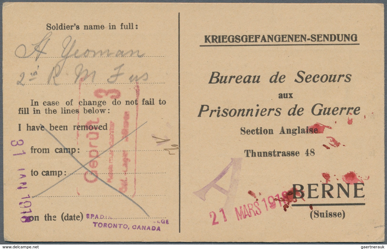 31891 Feldpost 1. Weltkrieg: 1914/1918, Vielfältiger Posten Von Ca. 120 Feldpostbriefen/-karten Mit Vielen - Sonstige & Ohne Zuordnung