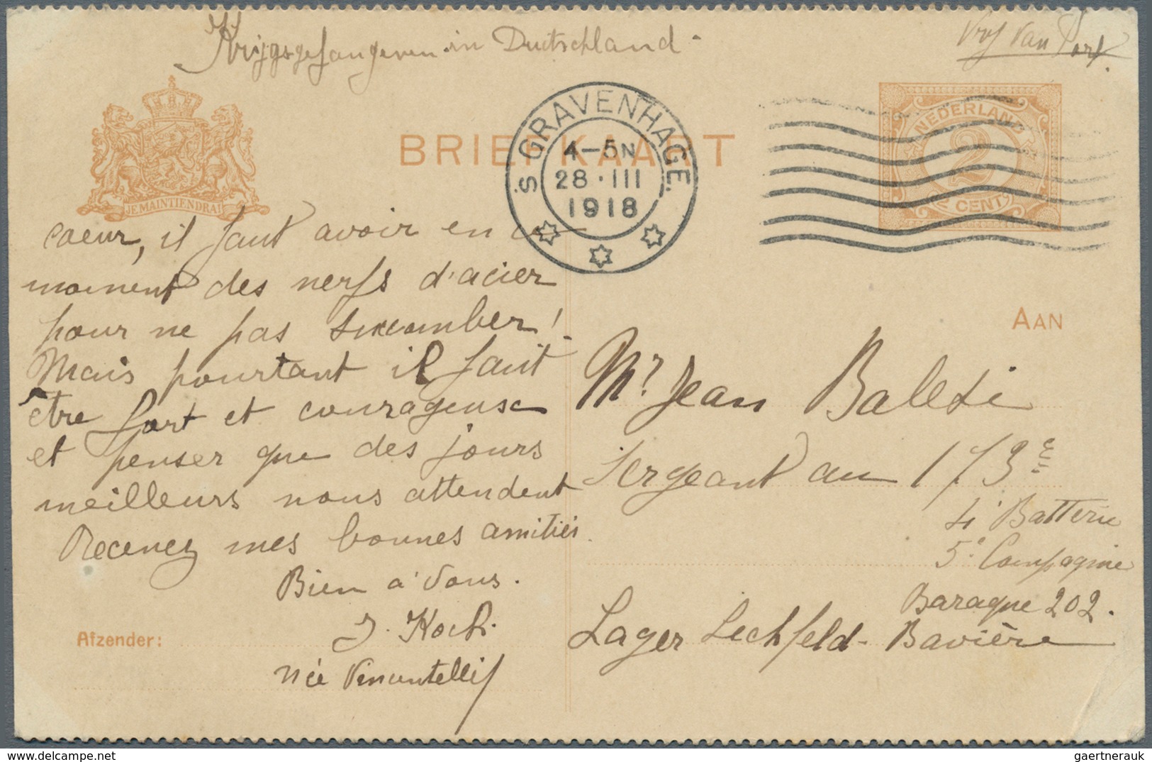 31891 Feldpost 1. Weltkrieg: 1914/1918, vielfältiger Posten von ca. 120 Feldpostbriefen/-karten mit vielen