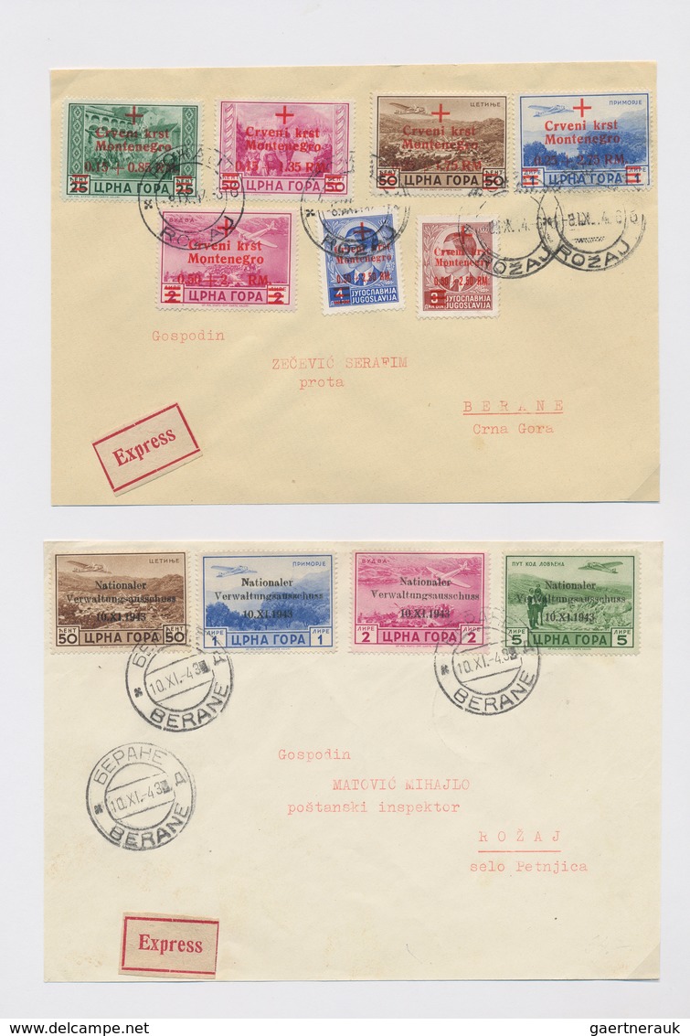 31966 Deutsche Besetzung II. WK: 1939/44, Belege-Sammlung B&M Und GG Sowie Kanalinseln, Frankreich, Sudete - Besetzungen 1938-45